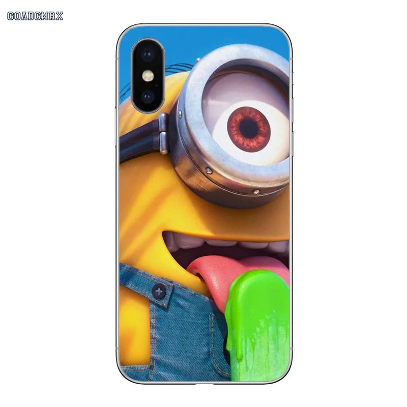 Из мультфильма Гадкий я mi nions Xiaomi Redmi Note 2 3 4 5 5A 6 7 8 Pro Lite 9 SE 5S 5X 6X Pocophone F1 прозрачный