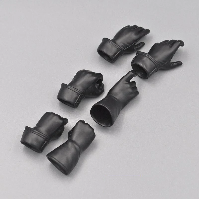 

Hot Sales 1/6th Akira RAH10 Motorcycle Black Leather Glove Hand Model For Mostly 12 inch Doll Soldier Accessories