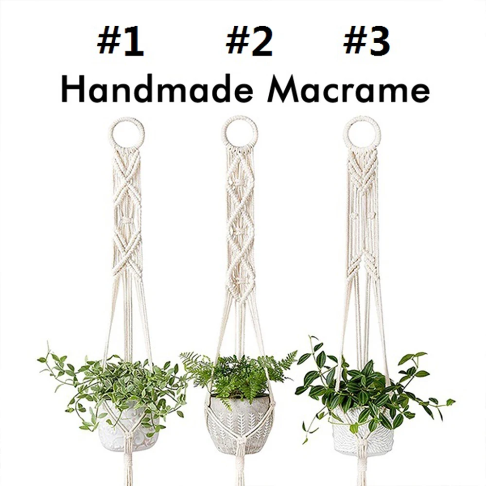 Держатель для растений корзина Mcrame вешалка подвесное украшение во дворе