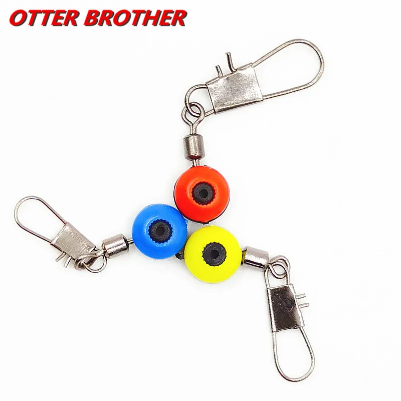 

20 шт./кор. рыболовной линии крюк Вертлюги для конических фрез Соединительный зажим море космические бобы кирпечей из глины оснастка рыболов...