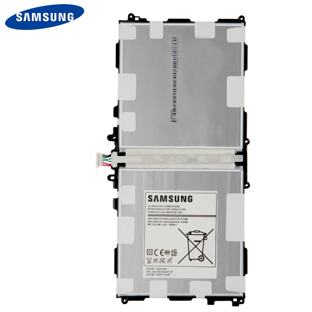 Оригинальный Samsung Tablet батарея T8220E для Сань Син GALAXY Note 10 1 вкладка Pro P600 P601 SM P605K P607 T520