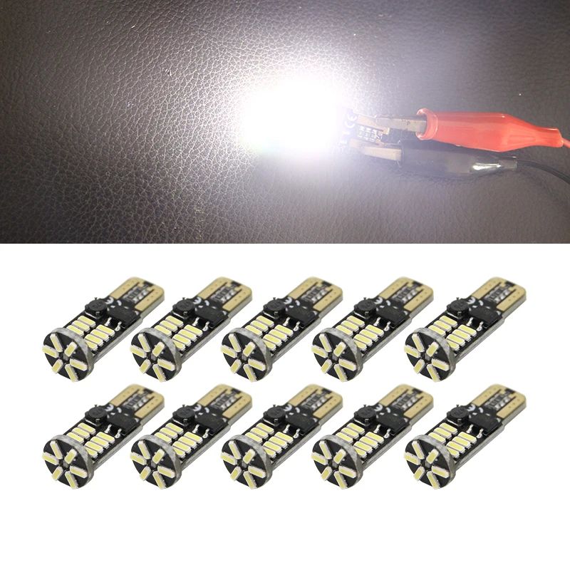 10 шт. Автомобильные светодиодные лампы Canbus T10 22 SMD 4014 194 W5W T10|Сигнальная лампа| |