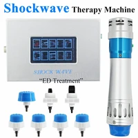 2022 new touch screen shockwave therapy machine with 7 heads pain relief men ed treatment body massage relaxation physiotherapy
