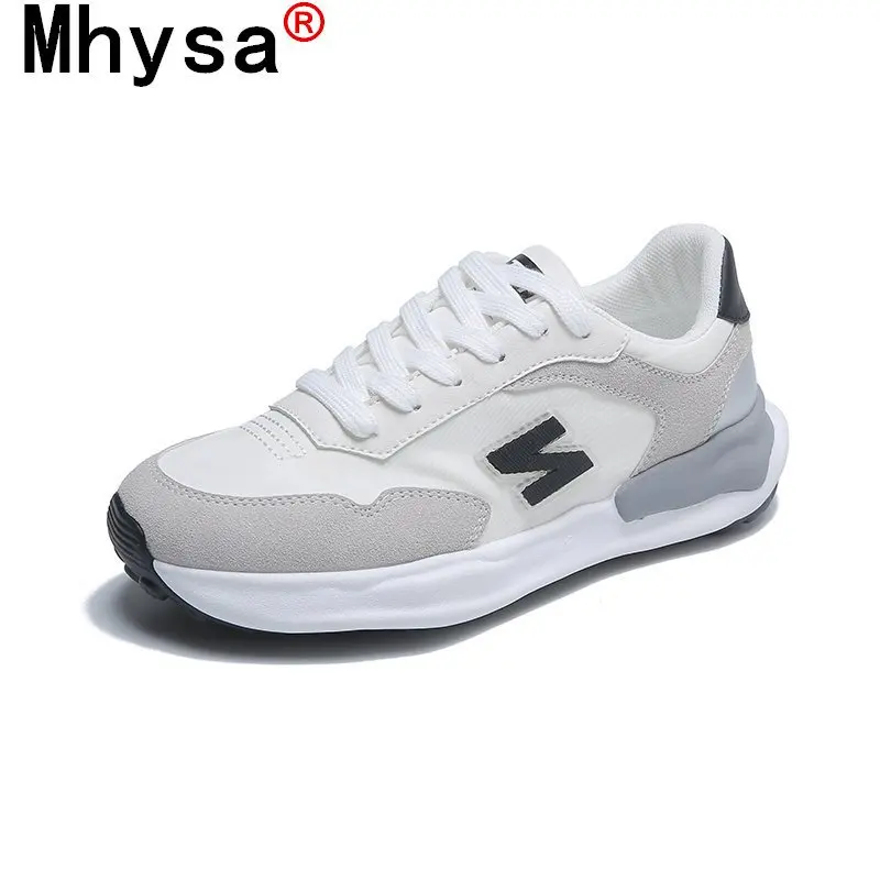 

2021 Fashion Women's Shoes Vulcanized Shoes Lace-up Color Matching Platform Shoes Woman Sneakers Spring Comfortable Casual Shoes