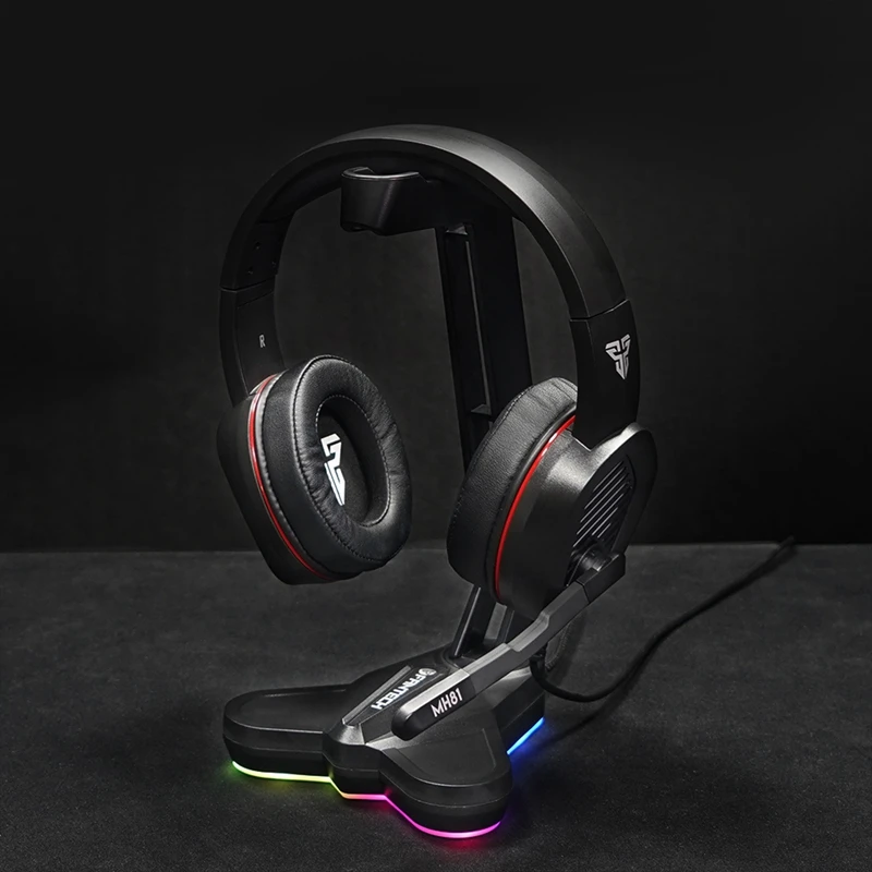 Противоскользящая Подставка для наушников AMS-FANTECH AC3001S RGB усиливает