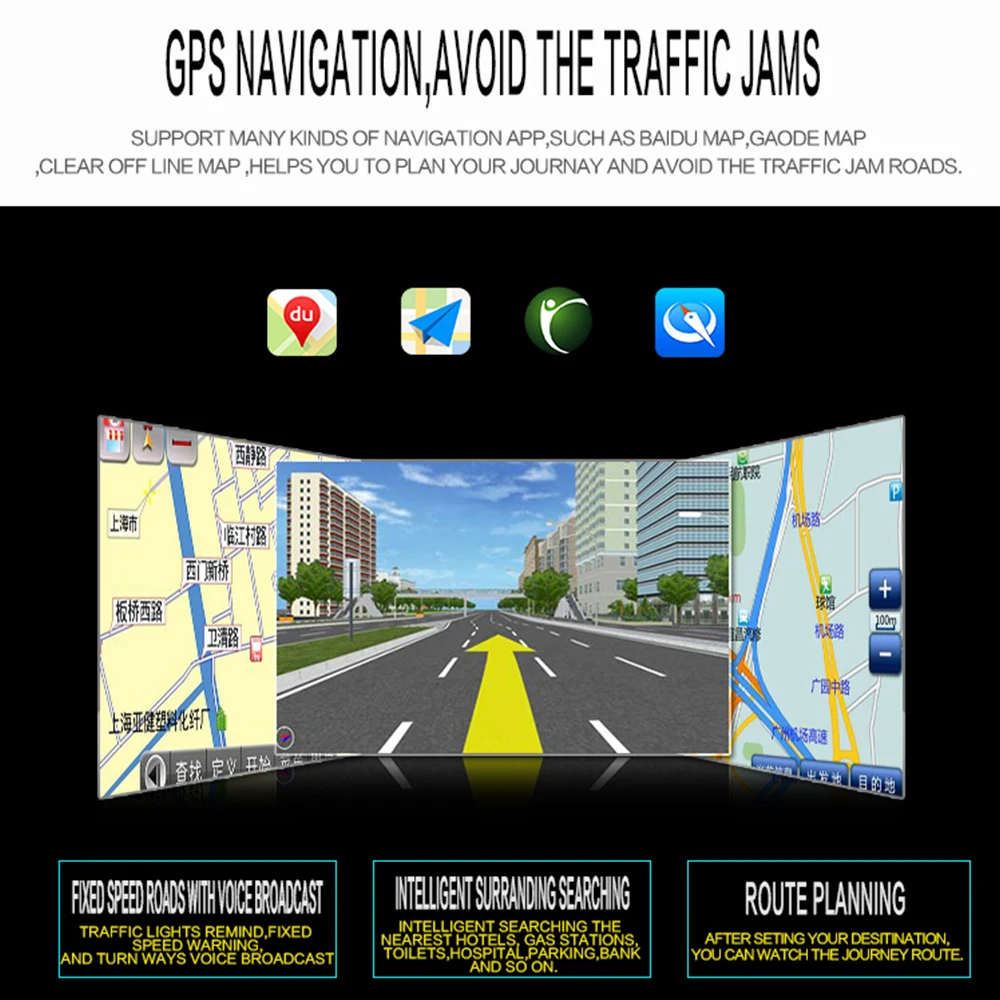 Автомагнитола 1 Din с 7 дюймовым дисплеем Android 8 MP3/4/5 плеером Wi Fi GPS Bluetooth AM/FM