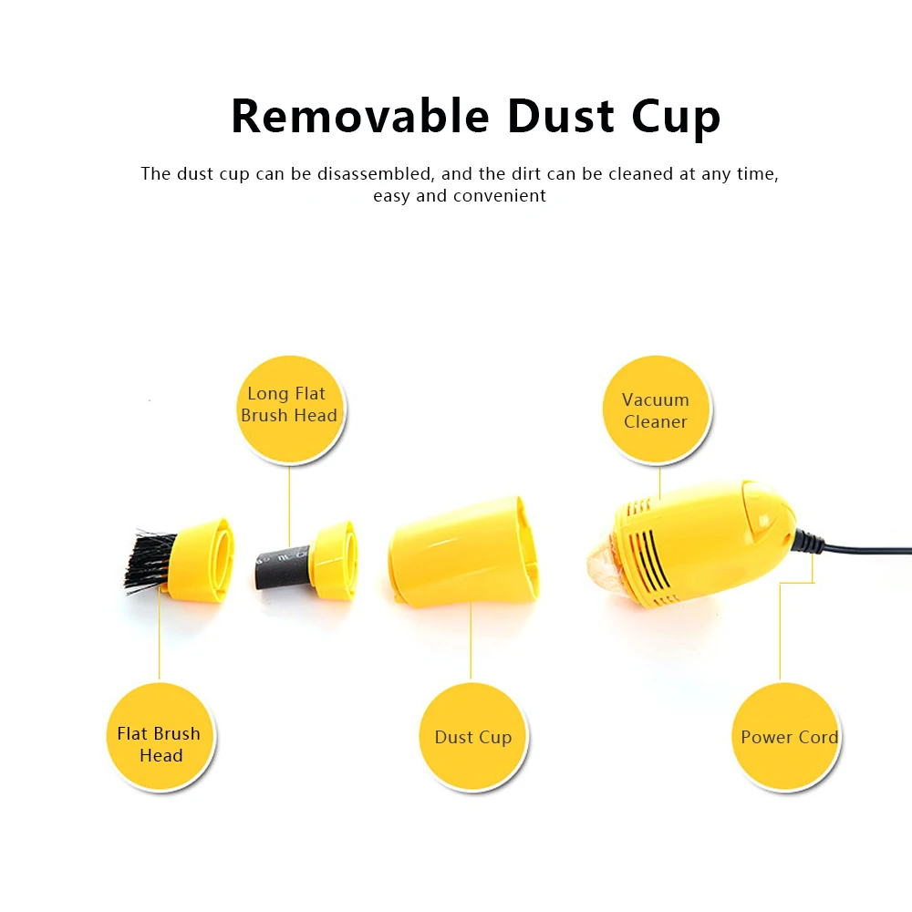 Инструмент для чистки компьютера USB мини щетка клавиатуры вакуумный очиститель