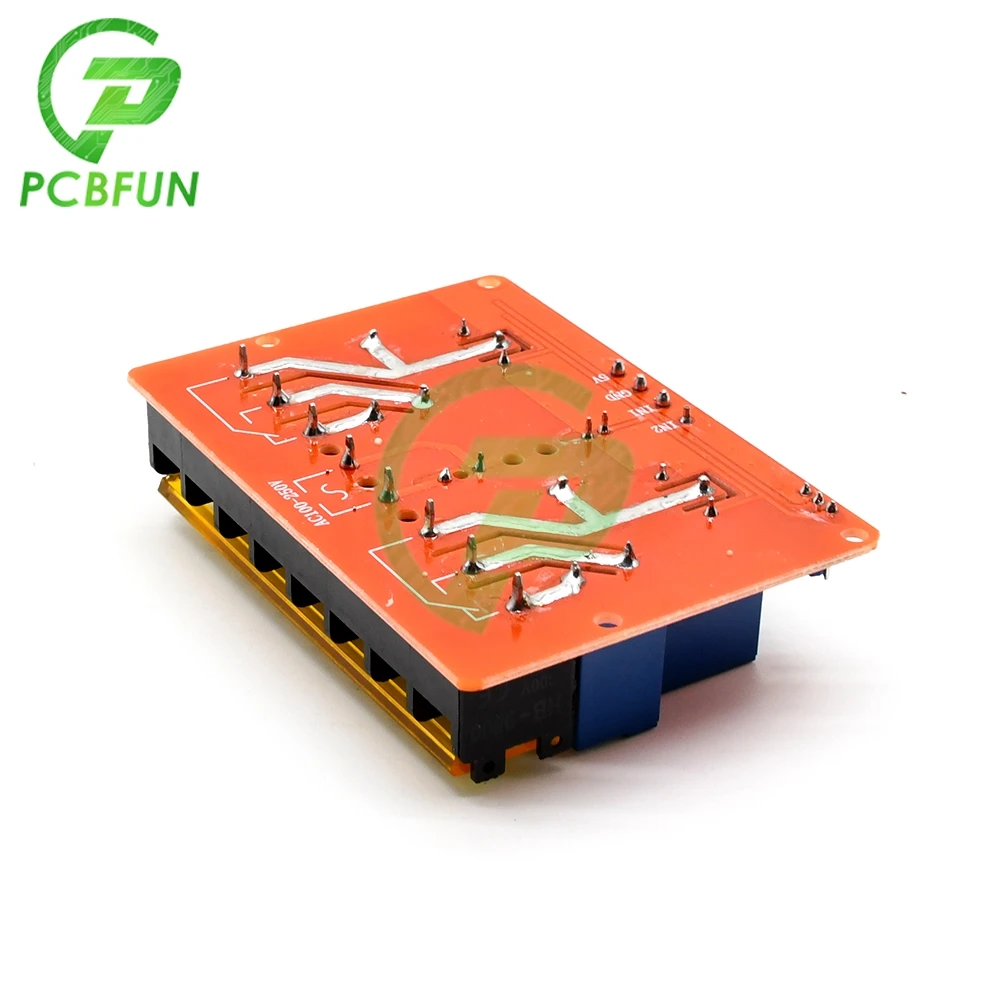 2-канальный релейный модуль 30 А 5 в постоянного тока переменный ток 100-250 В 378mA |