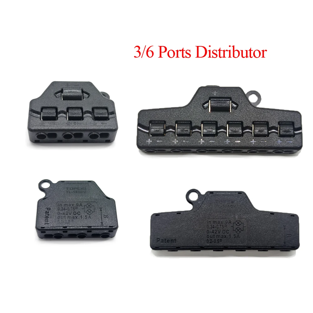 Распределение портов 3/6 s, распределительный бокс/распределитель портов, концентратор портов для масштабной модели, подключение по засухе // расположение железной дороги Diaroma