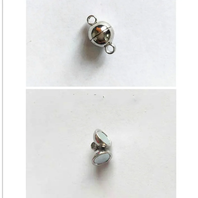 8 мм металлическая сферическая гладкая кожа плетеная красная пара сильное