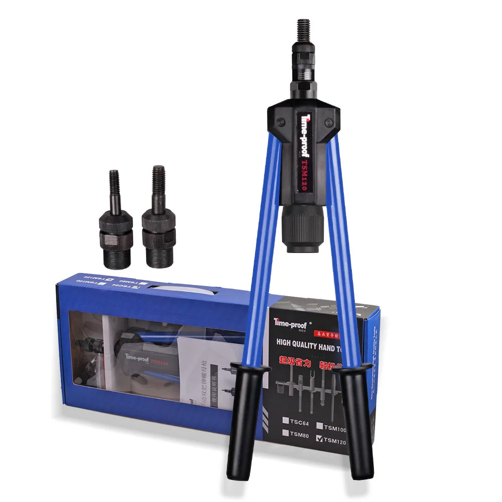 До M12 шторка для заклепок ручной заклепки инструмент установки гаек TSM120|Пистолет