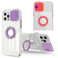 camshield armor ring holder stand bracket protective tpu case for iphone 13 pro max 12 11 xs xr 8 slide camera protection cover