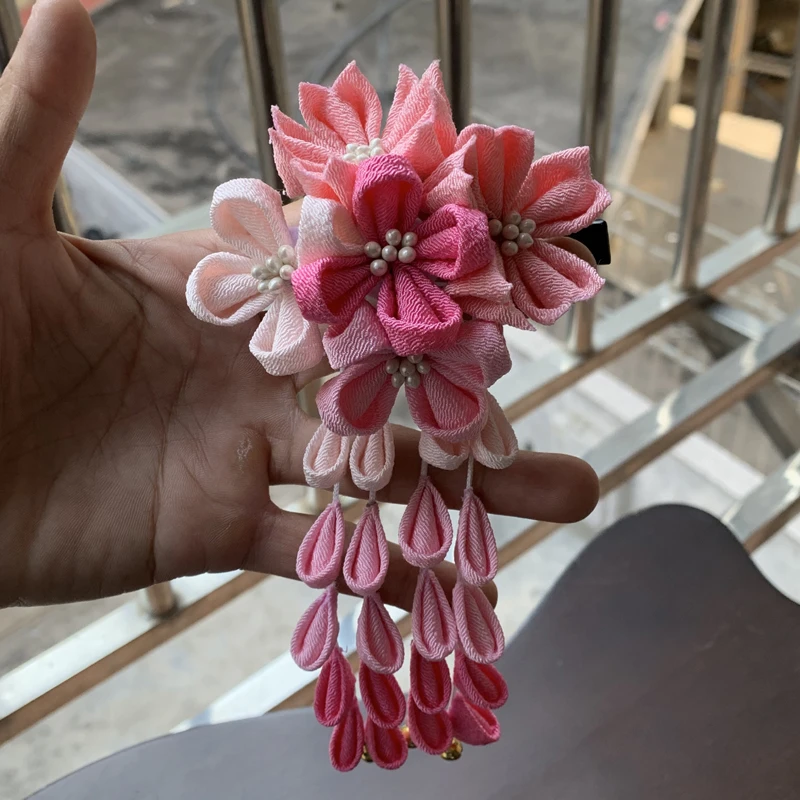 Заколка для волос ручной работы с кисточками 1 шт. | Тематическая одежда и