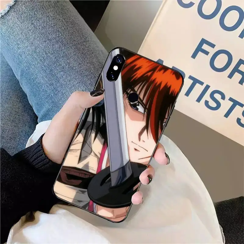 

Anime Rurouni Kenshin Phone Case For Xiaomi Redmi note 7 8 9 t max3 s 10 pro lite funda shell coque cover