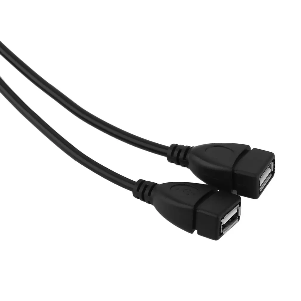 1 шт. USB 2 0 A папа двойной Женский концентратор данных адаптер питания Y сплиттер