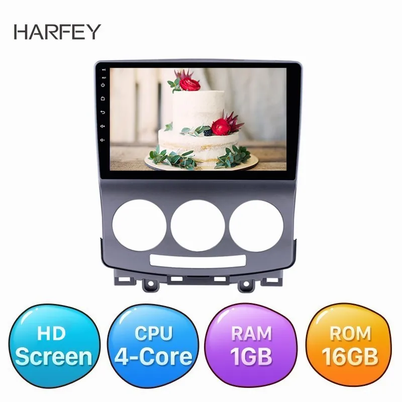 Автомагнитола Harfey 2Din Android 8 1 GPS стереосистема Авторадио для 2005 2010 старой Mazda 5 9
