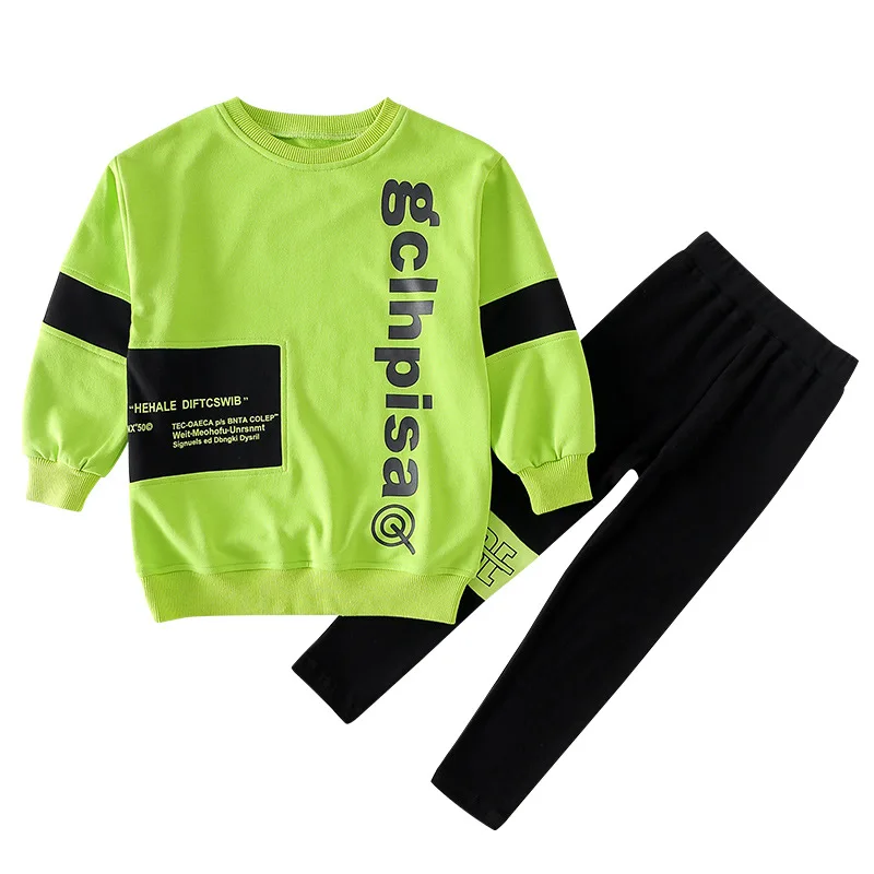 

Kids Girls Clothing Autumn Letter Sweater Two Piece Sets Black Cute Beauty Girls Clothes Halloween Outfits 4 6 8 9 10 12 Years