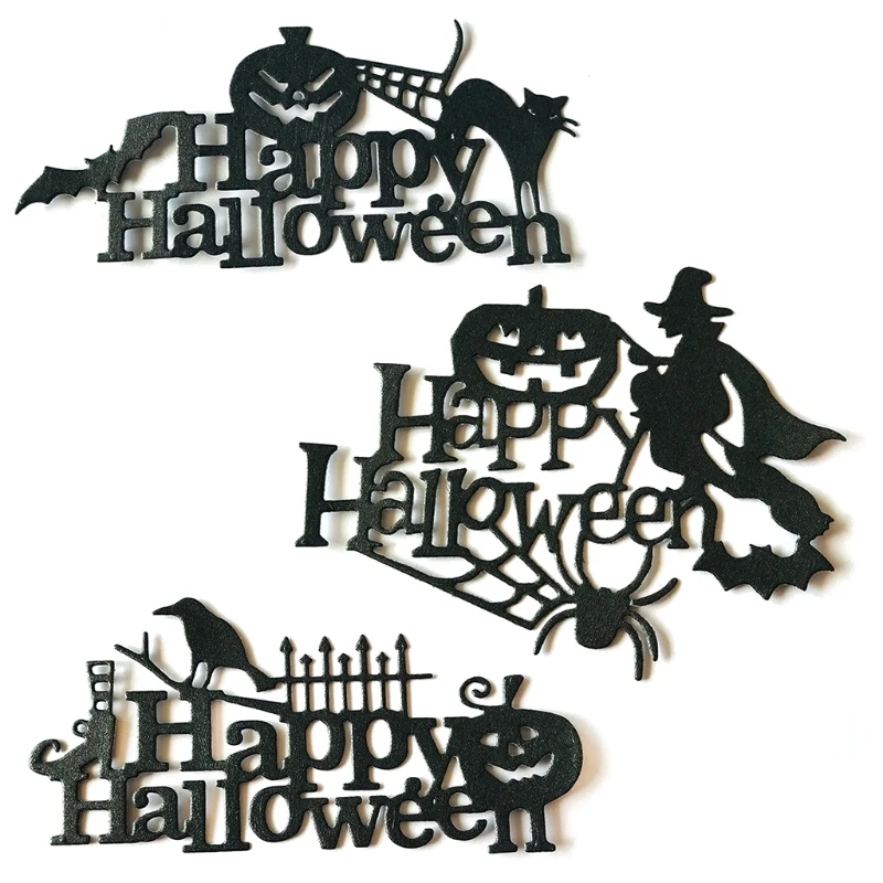 

Металлические Вырубные штампы Happy Halloween 3 шт./компл.