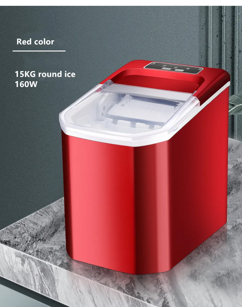 SUSWEETLIFE Small Ice Maker Square Cube Intelligent Production Tool Home use Machine Frozen Appliances 15KG |