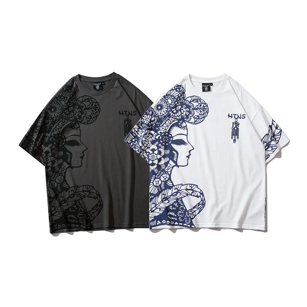 

Chinese Tribal Style Men T Shirt T-shirt O Neck Harajuku Top Mens Drop Shipping Streetwear Graphic Tshirt Man