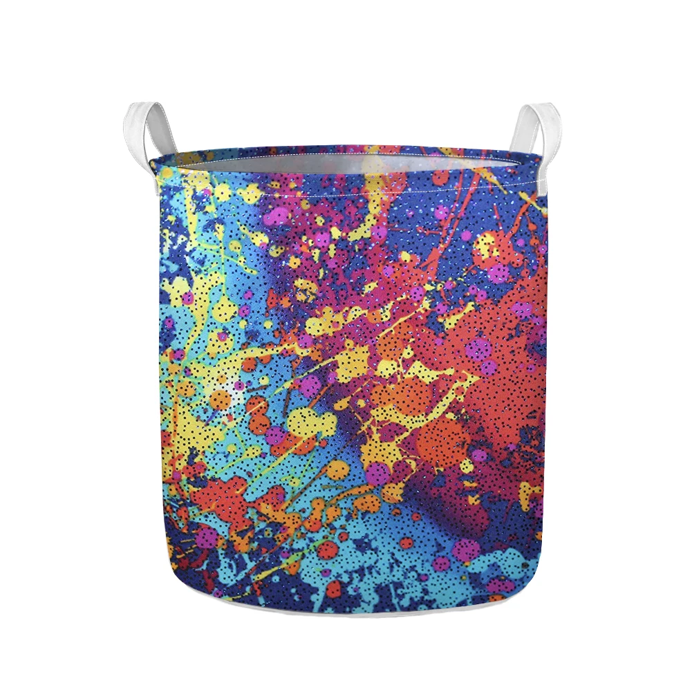 

Laundry Hamper Cool Graffiti Design Foldable Laundry Basket Large Capacity Dirty Clothes Storage Box Household Oraganzier Bag