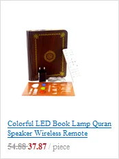Quran светодиодный лампочка беспроводной Bluetooth колонки, сдистанционным управлением затемнения E27 Мусульманский Коран выпрямитель FM радио TF MP3 Музыка лампа
