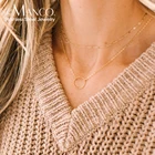 Многослойное ожерелье eManco для женщин, ожерелье из нержавеющей стали 316L, Женское Ожерелье из титановой стали, кружевная цепь, колье-чокер