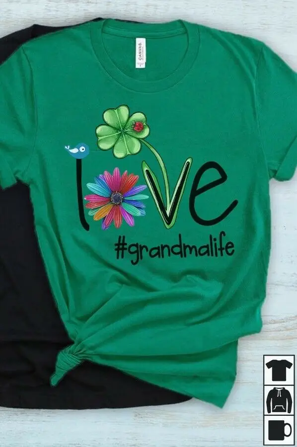 

Love Grandma Mimi Nana Gigi Life T-Shirt Unisex Women Men Tee Shirt