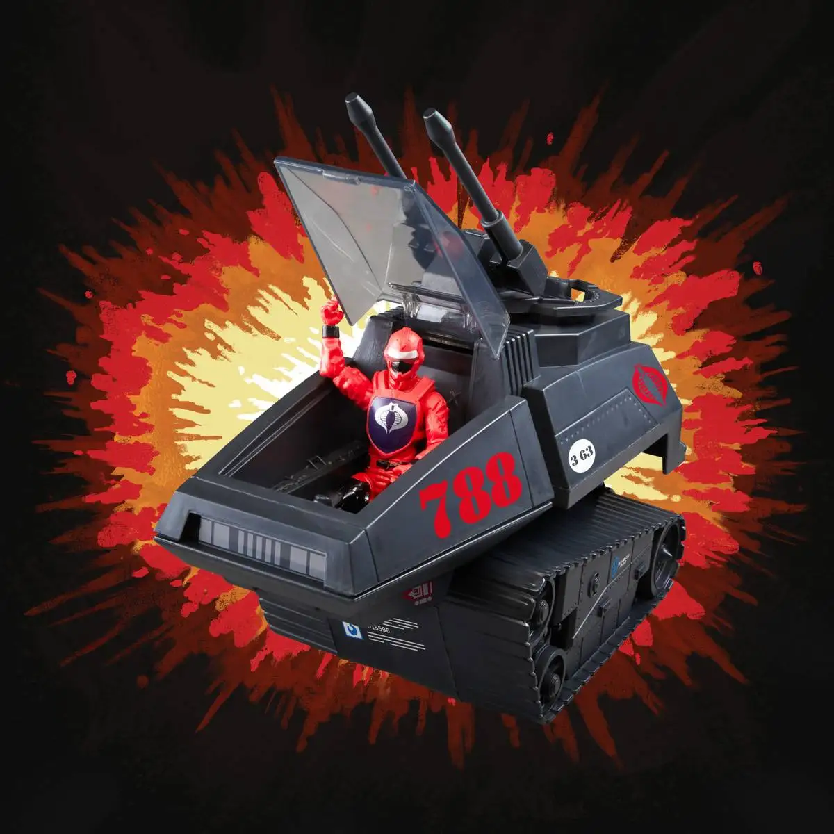 

Hasbro G.i.joe Anime Figure Man and Vehicle Series Pilot & Cobra F.a.n.g. Helicopter H.i.s.s. Tank Gift Collection for Kids