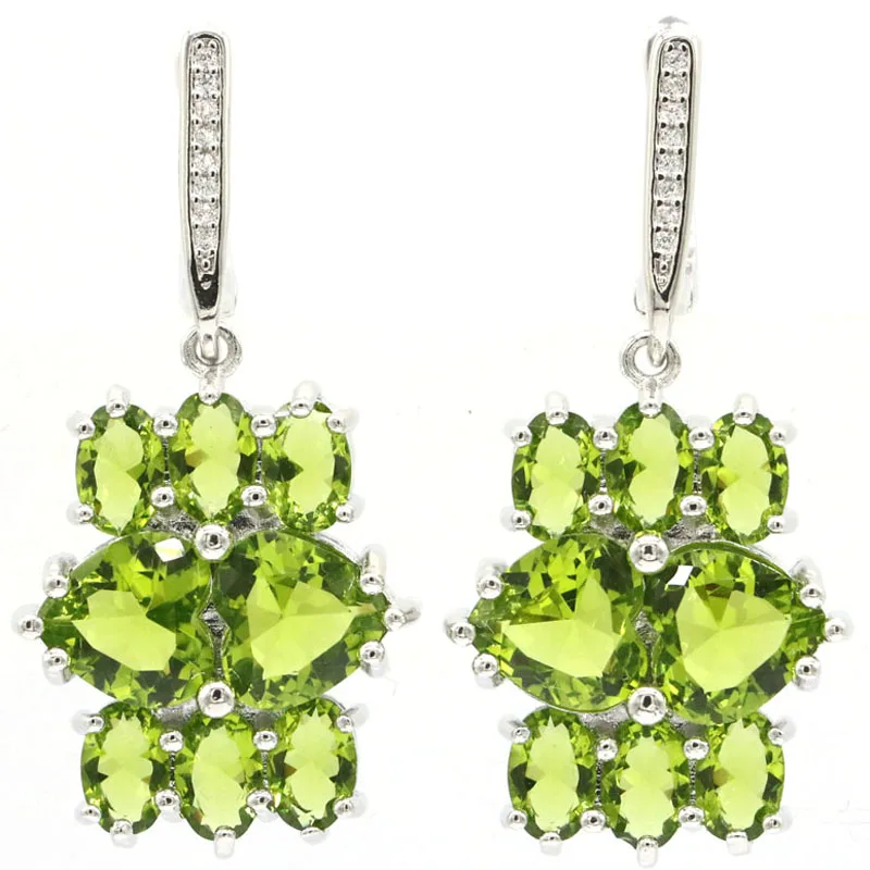 41x18 мм настоятельно рекомендуем создавать Зеленый Перидот белый циркон подарок