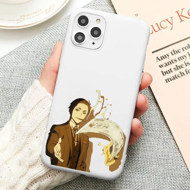 

Anime Balance UNLIMITED Phone Case Candy Color for iPhone 11 12 mini pro XS MAX 8 7 6 6S Plus X 5S SE 2020 XR cover funda