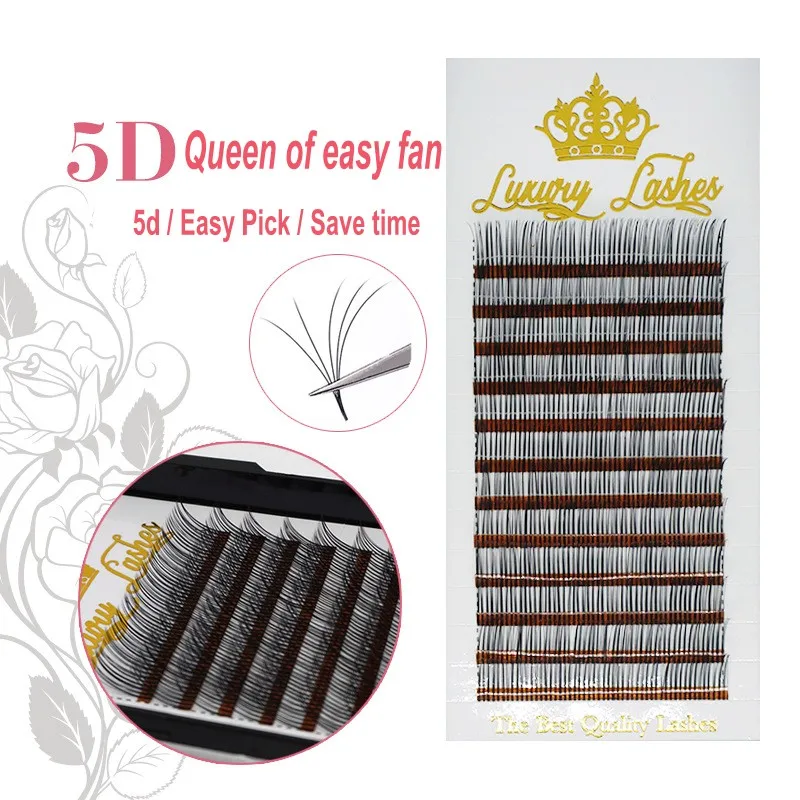 5d наращивание ресниц 0 07 queen of easy fan soft экономия времени быстрое | Красота и