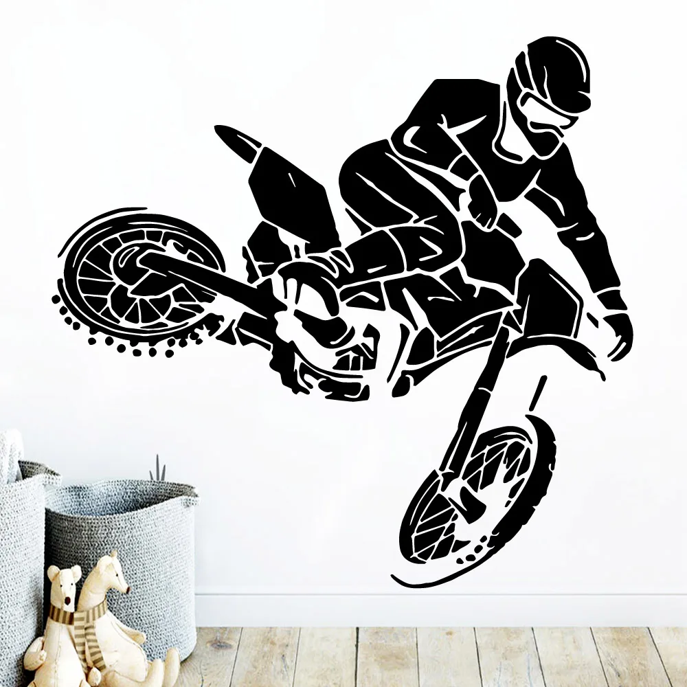 Виниловые наклейки в мультяшном стиле с циклом двигателя настенные для детских