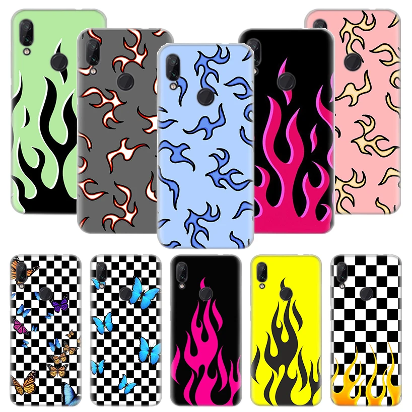 

Blue Flame Fire Case Funda For Xiaomi Mi Note 10 Pro 10T 9T 11 Ultra 11 Lite Poco X3 NFC F2 F3 M2 A3 Cover Coque
