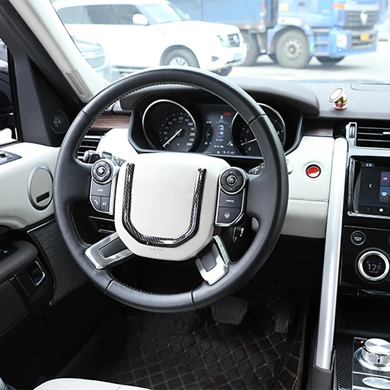 for Land Rover Range Sport Discover 5 Velar 2017-2020 Steering Wheel Sequins Cover Trim Accessories | Автомобили и мотоциклы