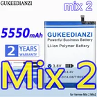 Аккумулятор большой емкости GUKEEDIANZI mix 2 5550mAh для Vernee Mix 2 Mix2 Bateria