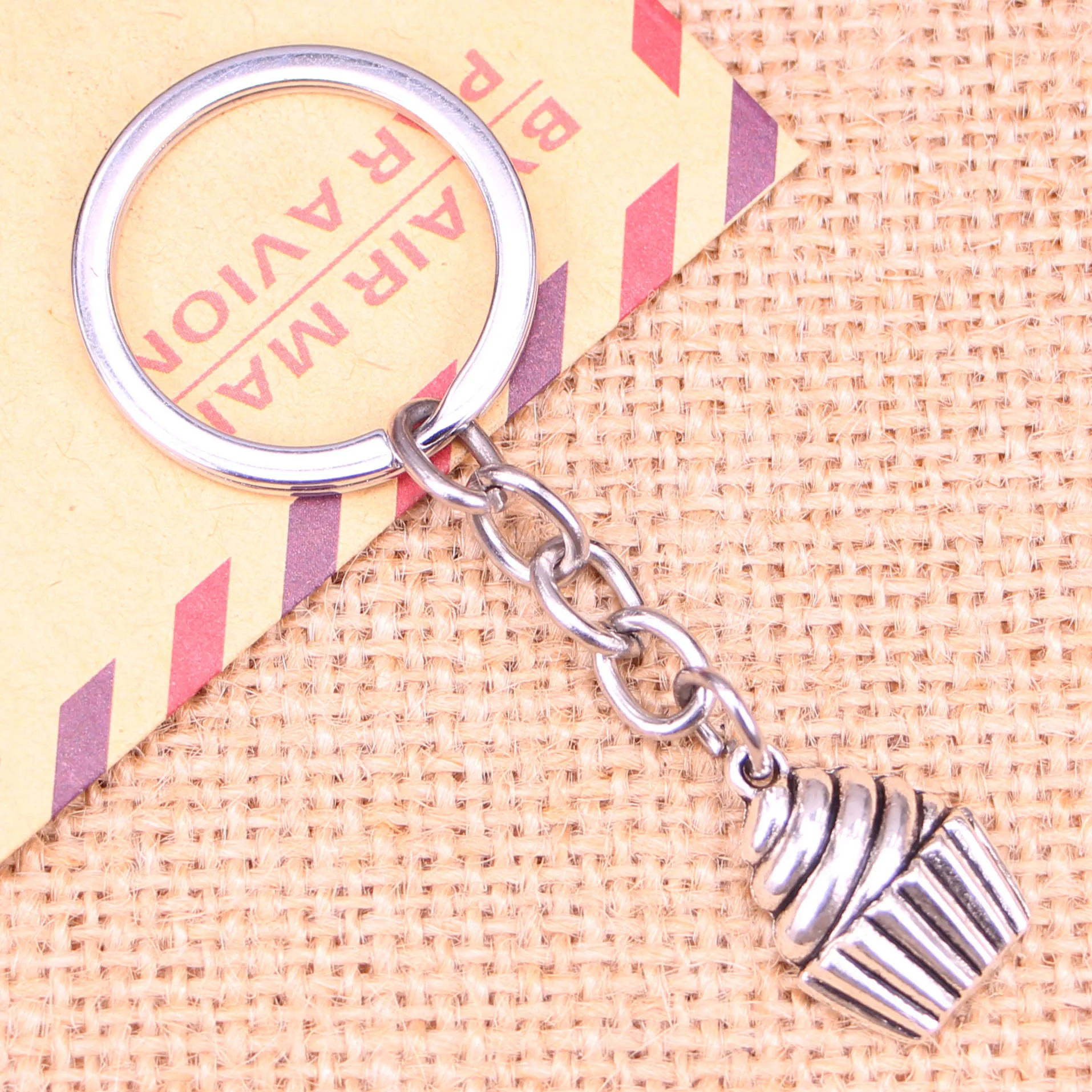 Новинка модный брелок 20 шт. 20x15 мм подвески в виде капкейка мороженого мужские