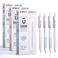 mg 10pcsbox 0 5mm ultra fine point gel pen black ink refill gel pen for school office supplies stationary pens stationery 2601