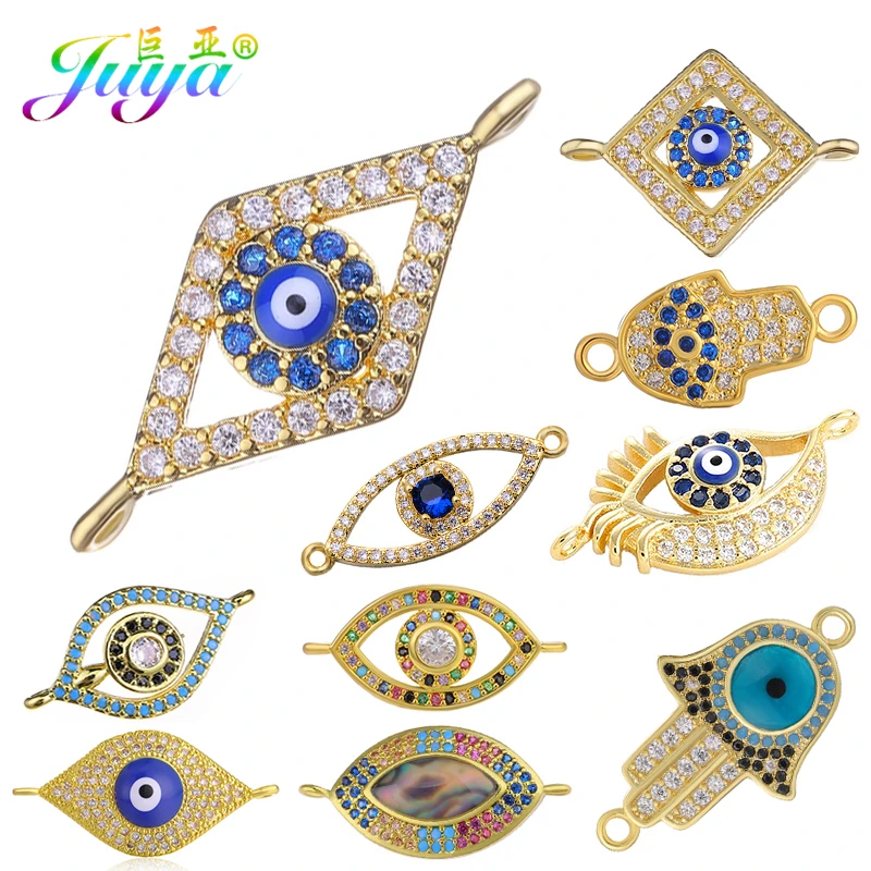 Juya DIY турецкие браслеты изготовление сережек аксессуары микро циркониевая эмаль