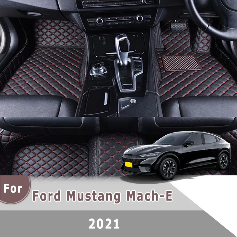 

Автомобильные коврики для Ford Mustang Mach-E 2021, автомобильные коврики, педали, Аксессуары для ног, автозапчасти, тюнинг, чехлы на заказ
