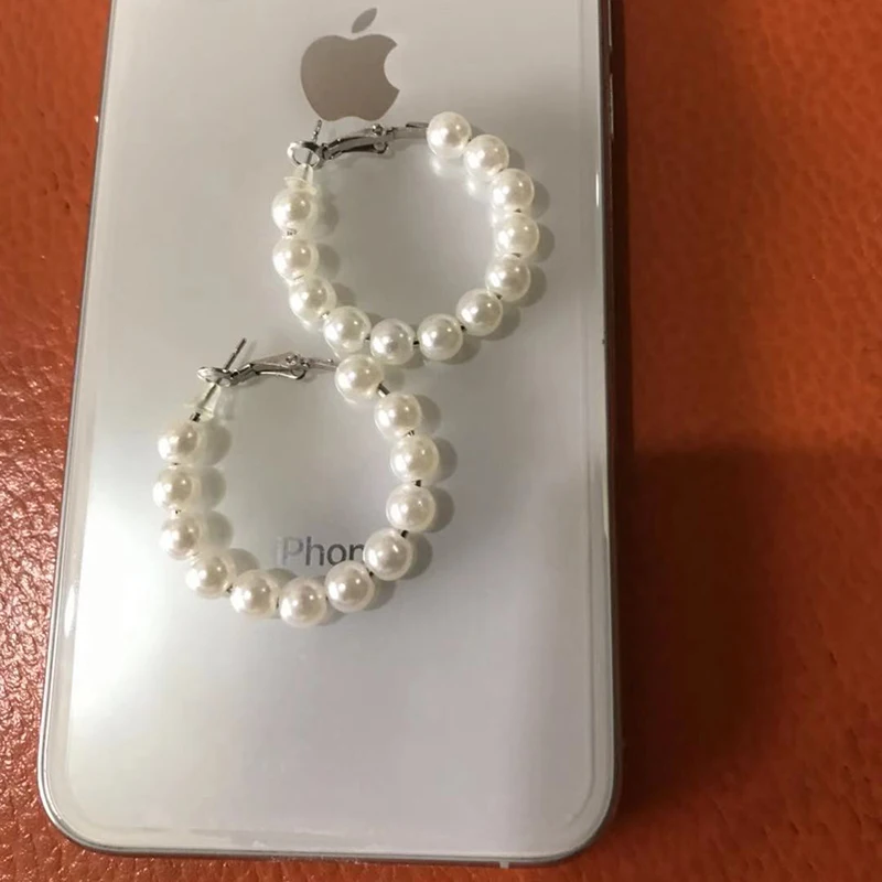 Модные женские модные жемчужные сексуальные круглые ювелирные изделия