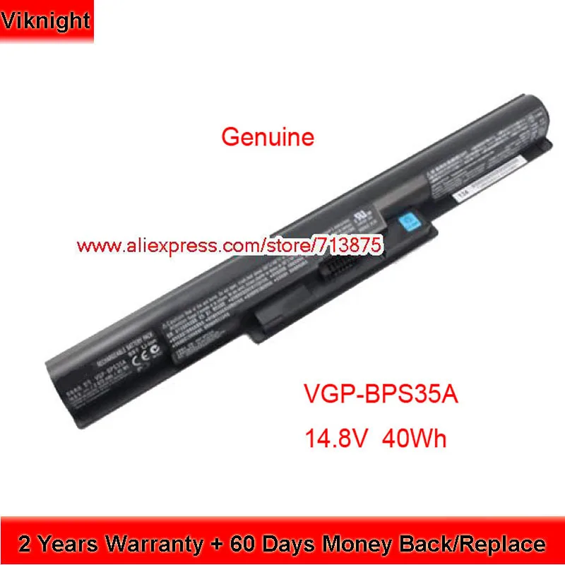 Оригинальный VGP BPS35A ноутбук Батарея для Sony Vaio SVF152A29M SVF152C29M 14E 15E SVF1421X2EB SVF15217SC F1521V3CW
