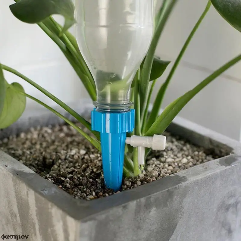 

6 Auto Drip Irrigation Watering System Watering Spike Garden Plants Flower Watering Irrigation Household Automatic Waterer