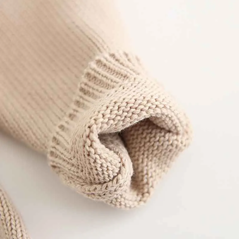 

Autumn Baby Girl Knitted Bodysuit Newborn Baby Clothes Infant Toddler Jumpsuit For Kids Cotton Toddler Girls Jumpsuit Sweater
