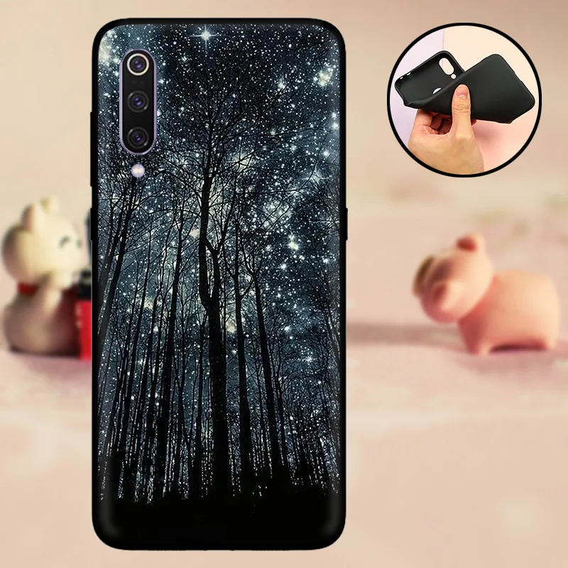 Силиконовый чехол mi 9 SE, задняя крышка для телефона mi 9, чехол s, мягкий чехол из ТПУ для Xiao mi 9 mi 9SE, Матовый Бампер для телефонов mi 8 Lite