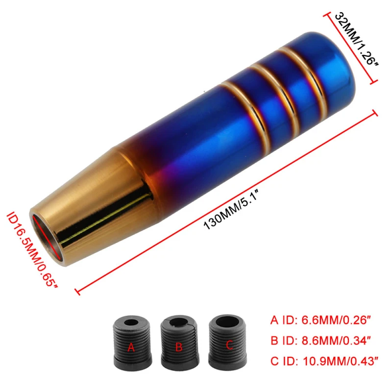 Универсальная автомобильная сгоревшая синяя ручка переключения передач