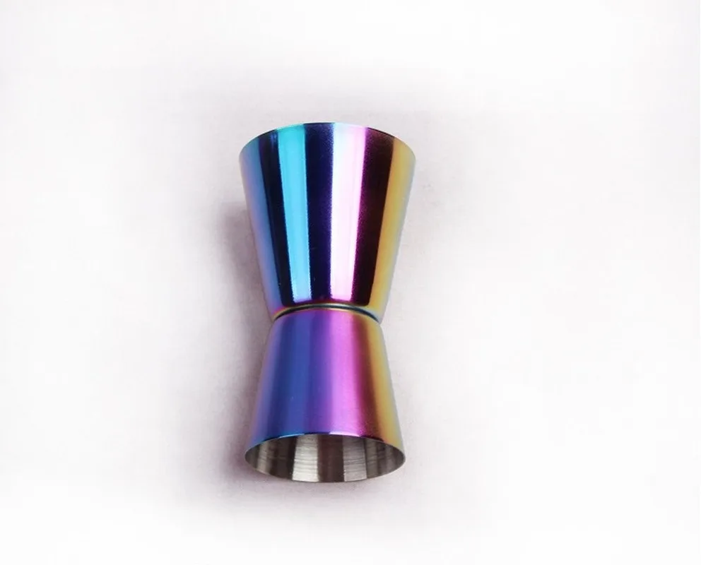 550ml stainless steel rainbow-colored cocktail electroplating shaker set of 4 bar equipment | Дом и сад