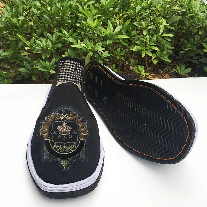 Мужские туфли на плоской подошве F.N.JACK классические из хлопчатобумажной ткани