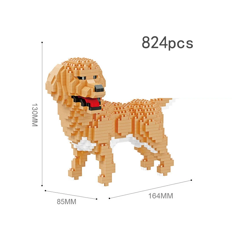 Anlimals микро блоки фигурка чехол с мультипликационным бриллиантовым мини