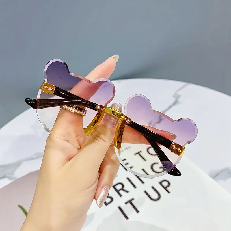 Детские Мультяшные милые Меняющие цвет ленивые солнцезащитные очки новые